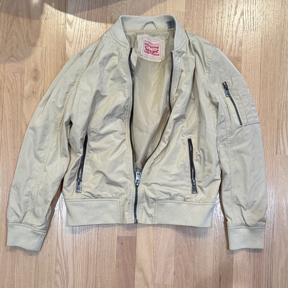 Levi's Light Tan Bomber Jacket